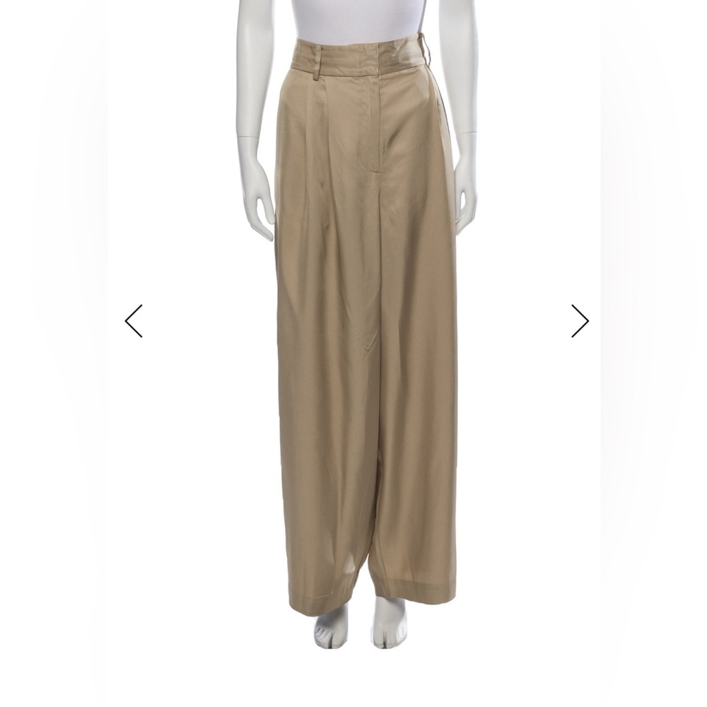 By Malene Birger Tan Wide Leg Pants